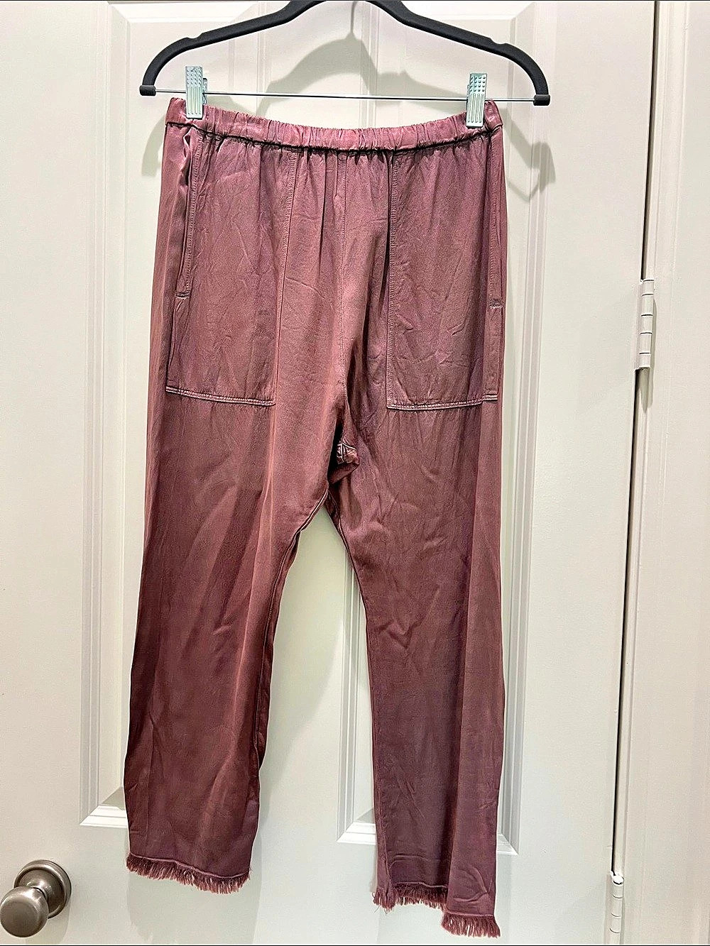 Pharaoh Rayon Jogger Pants in Mauve Size 2 (XS)